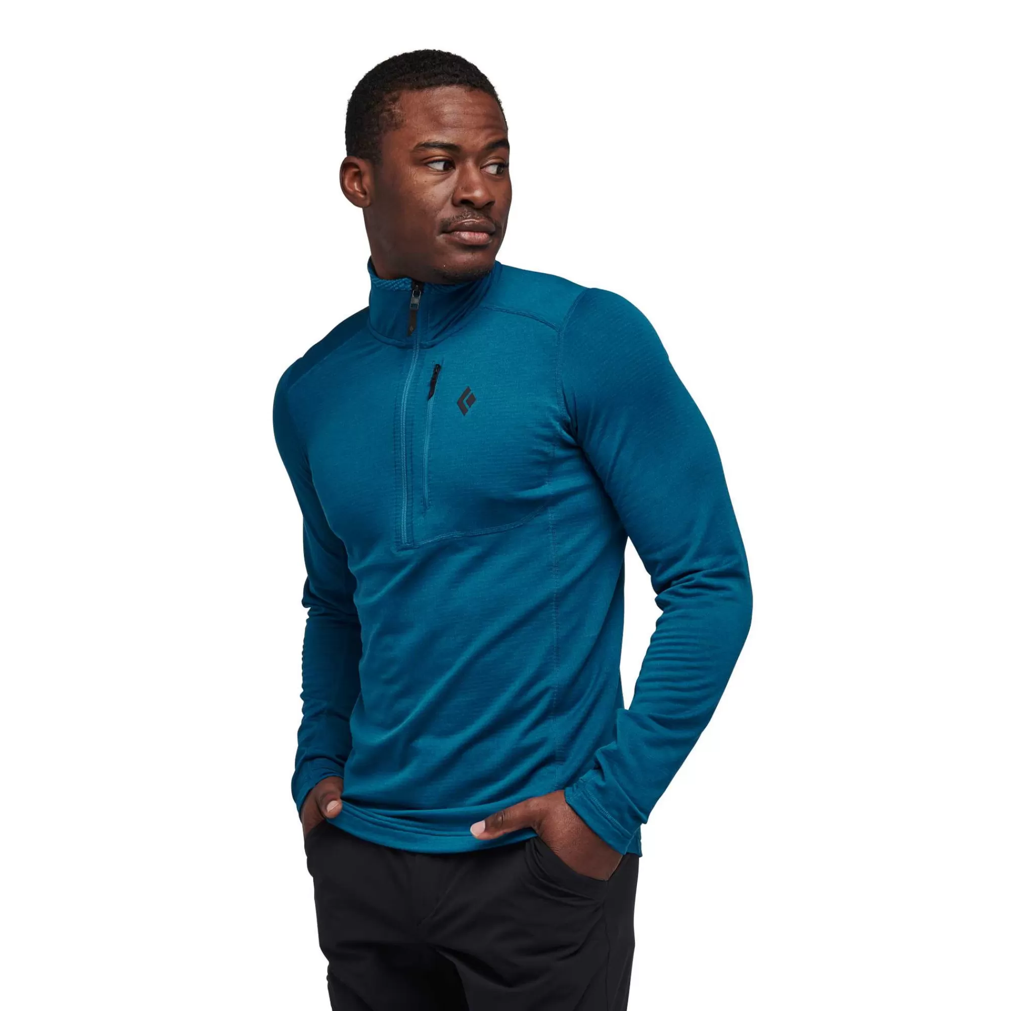 Herren Black Diamond Men's Coefficient Lt Quarter Zip Pullover