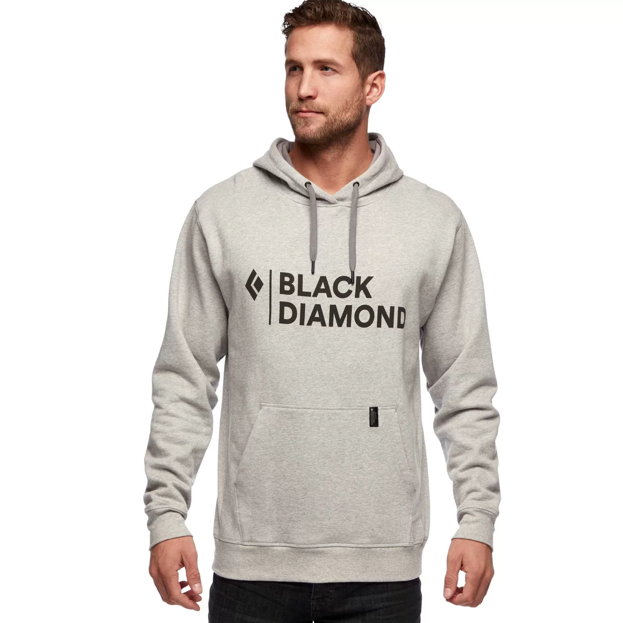 Herren Black Diamond Men's Stacked Logo Hoody