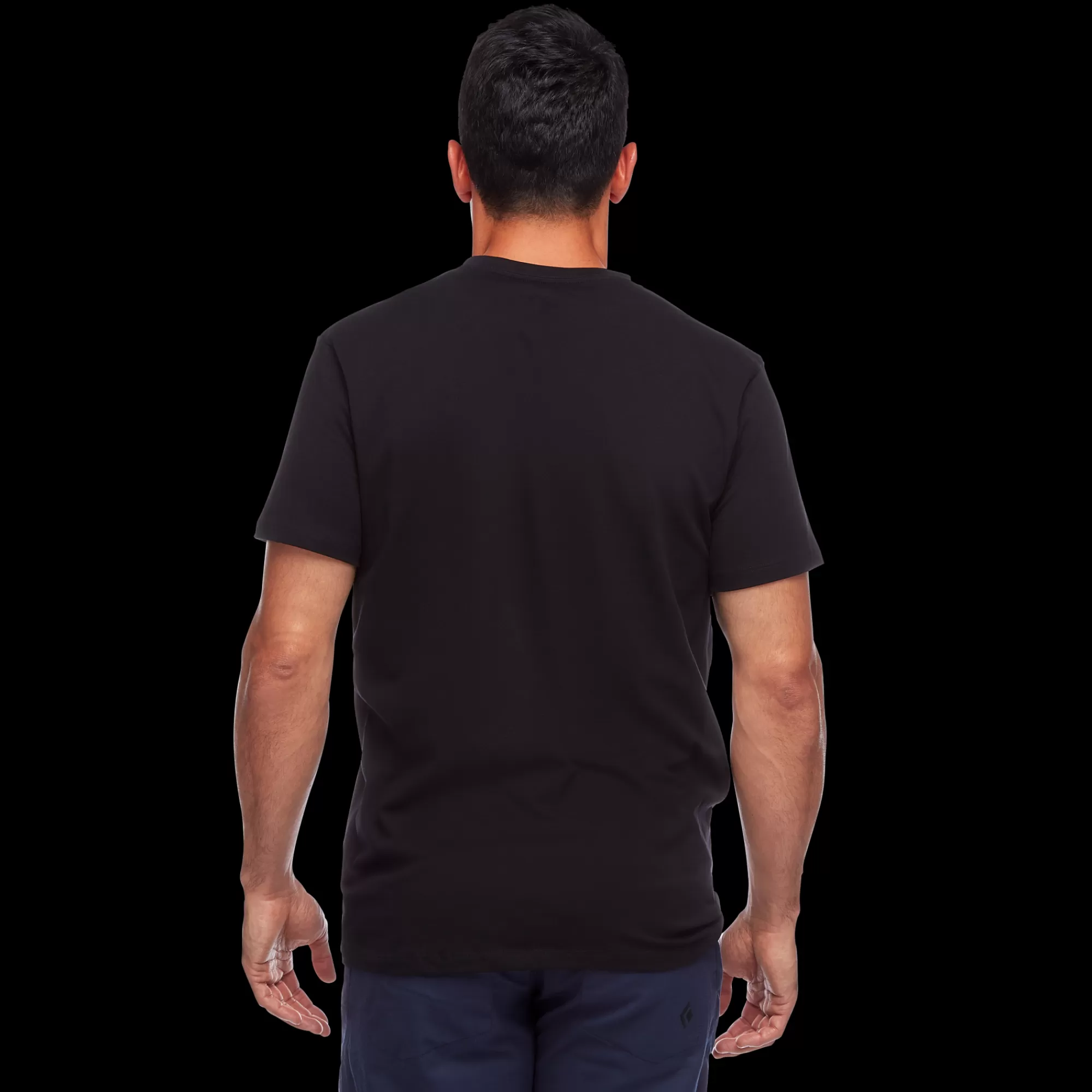 Herren Black Diamond Men's Stacked Logo T-Shirt