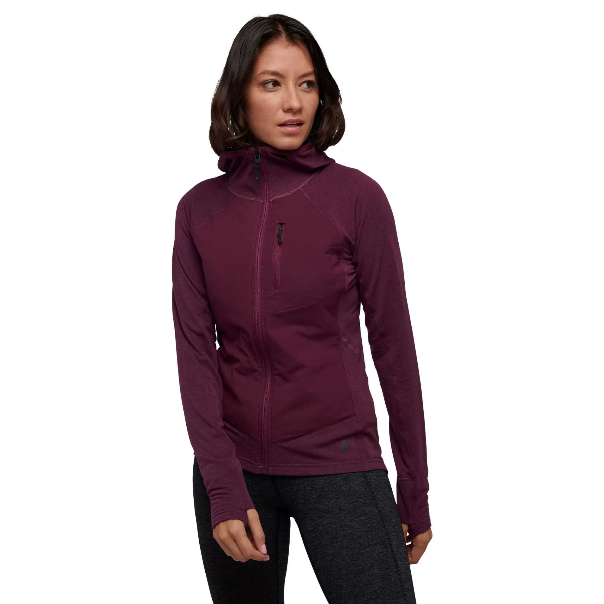 Damen Black Diamond Women's Coefficient Lt Hybrid Hoody