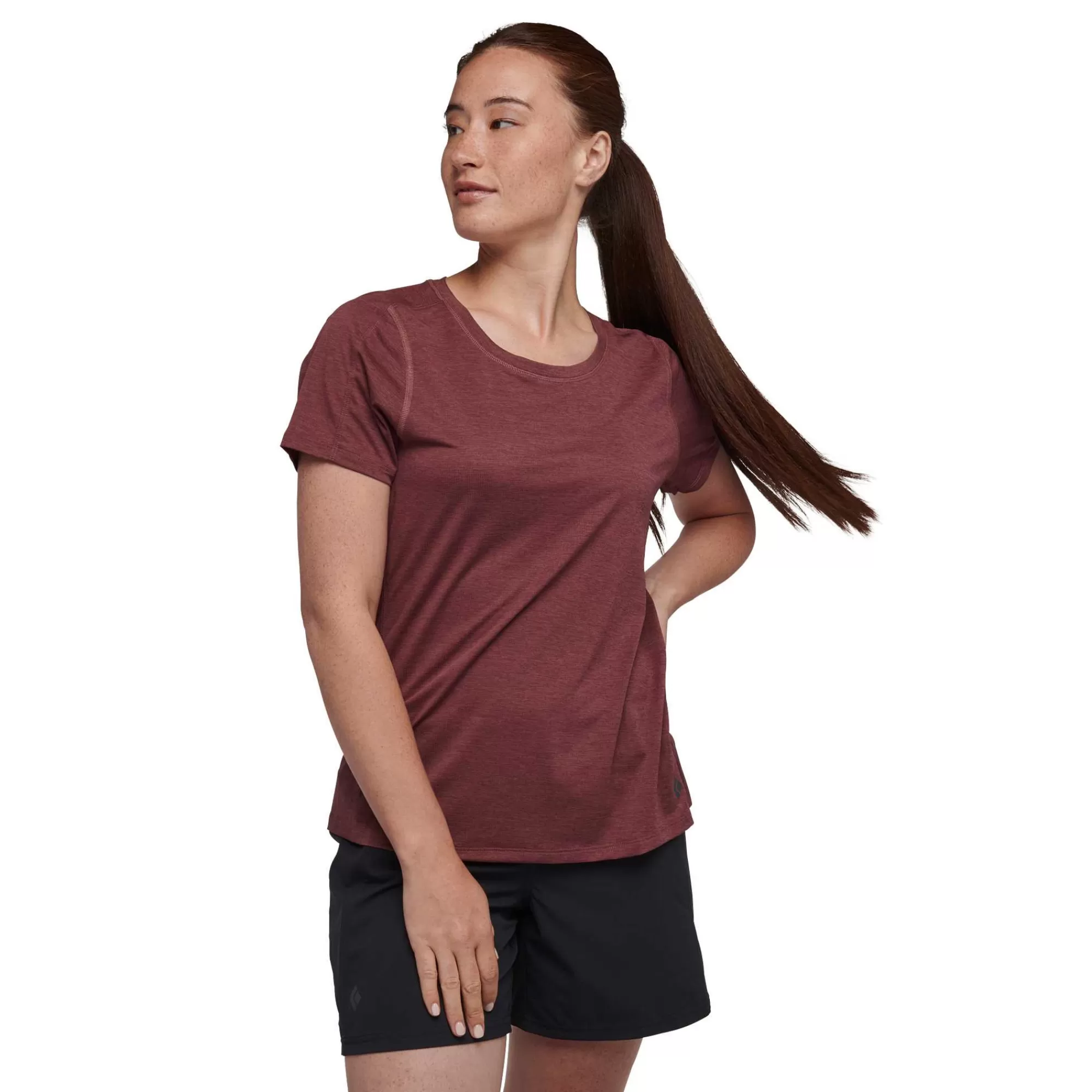 Damen Black Diamond Women's Lightwire Short Sleeve Tech Tee