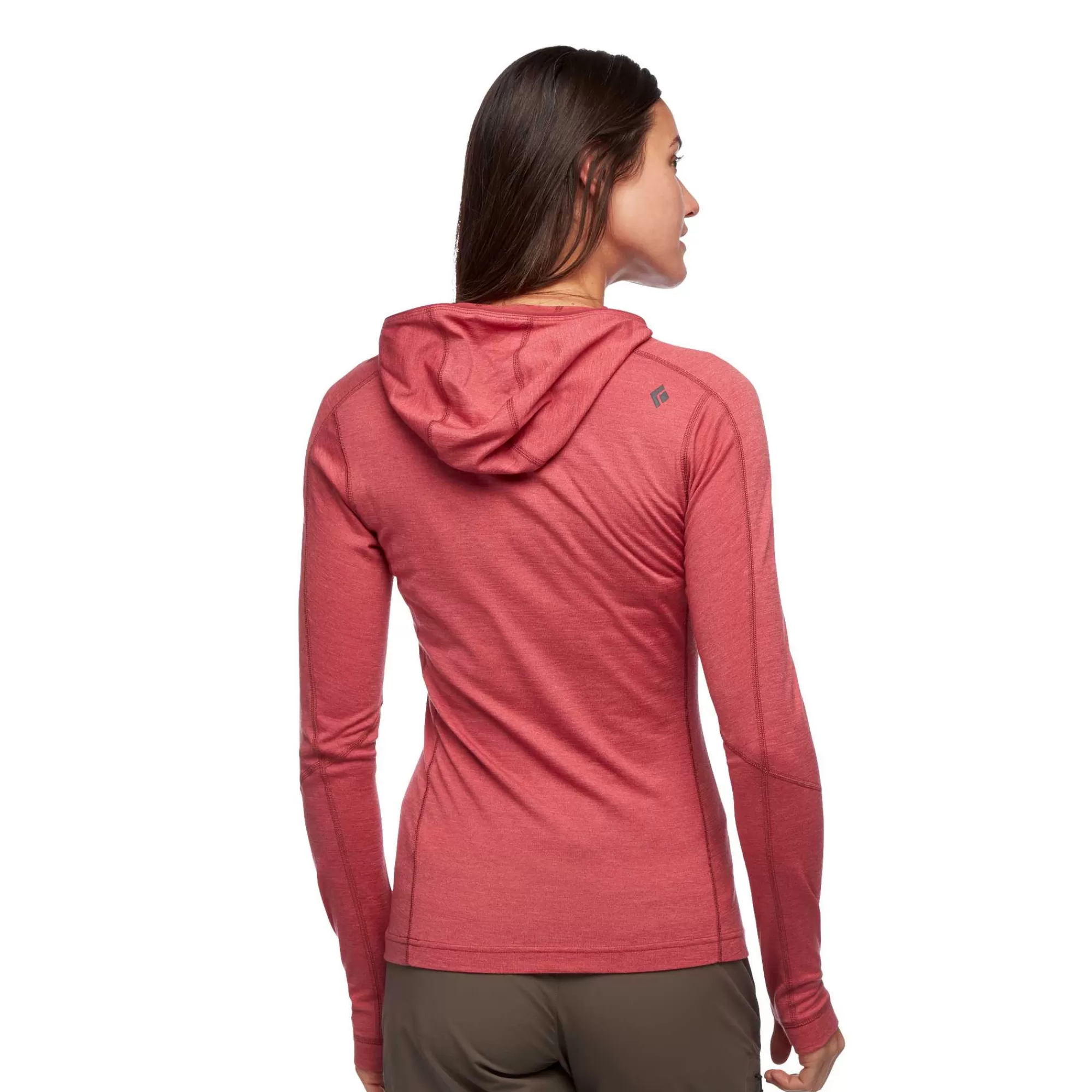 Damen Black Diamond Women's Solution 150 Merino Quarter Zip Hoody